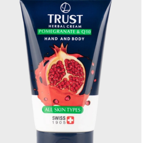 کرم دست و بدن انار و Q10 تراست