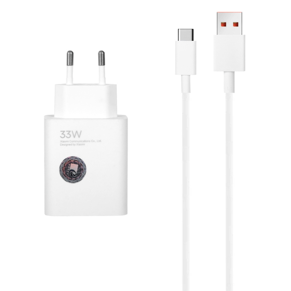 شارژر دیواری سرکارتنی فست تک پورت شیائومی مدل MDY-14-EL 33W به همراه کابل Type-C