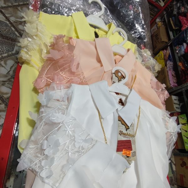 شومیز مجلسی استین تور وشکوفه شیک