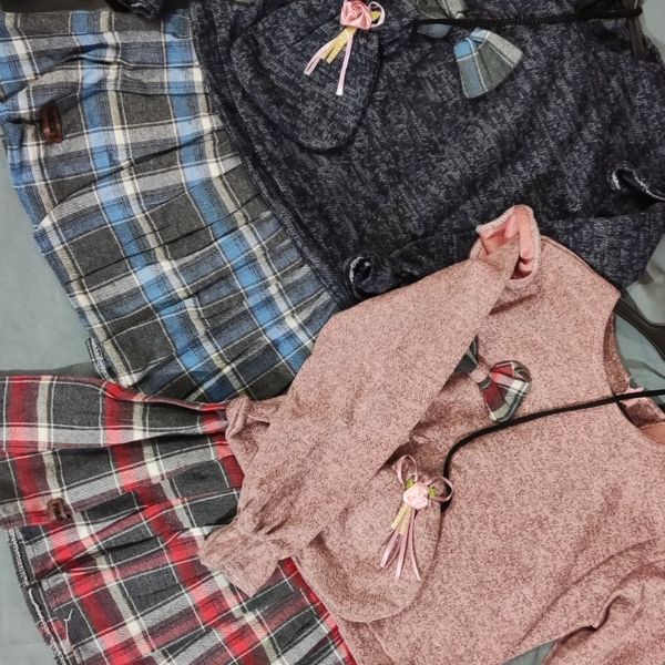 پیراهن انغوره وکیف شیک دخترانه