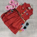 سارافون کتان دخترانه