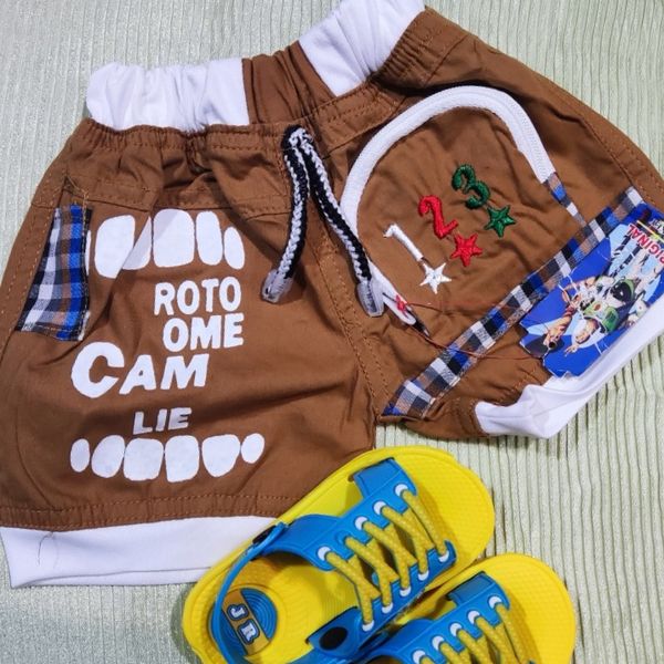 شورتک پسرانه شیک کتان