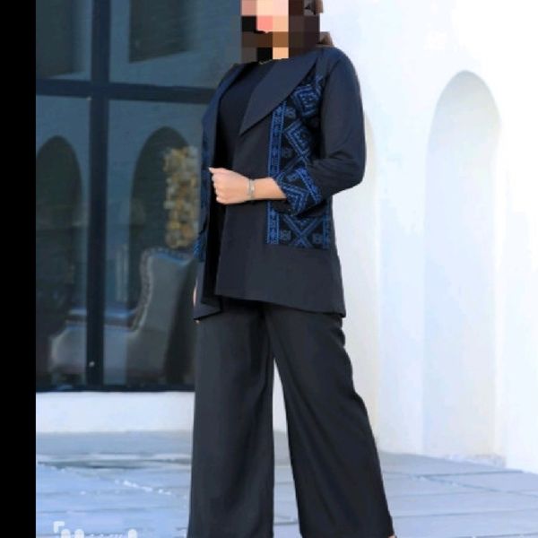 کت وشلوار زنانه طرح سنتی