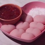 موچی لقمه ای با طعم توت فرنگی