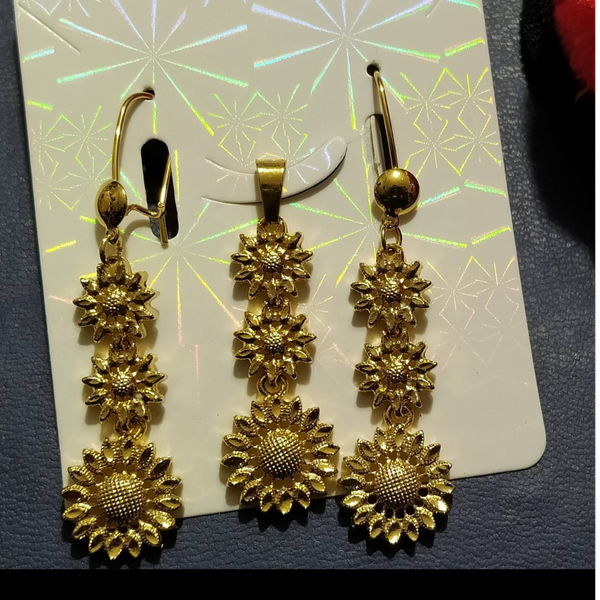 نیم ست شیک زنانه  سه گل