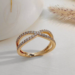 انگشتر شیک نگین اتریشی زنانه