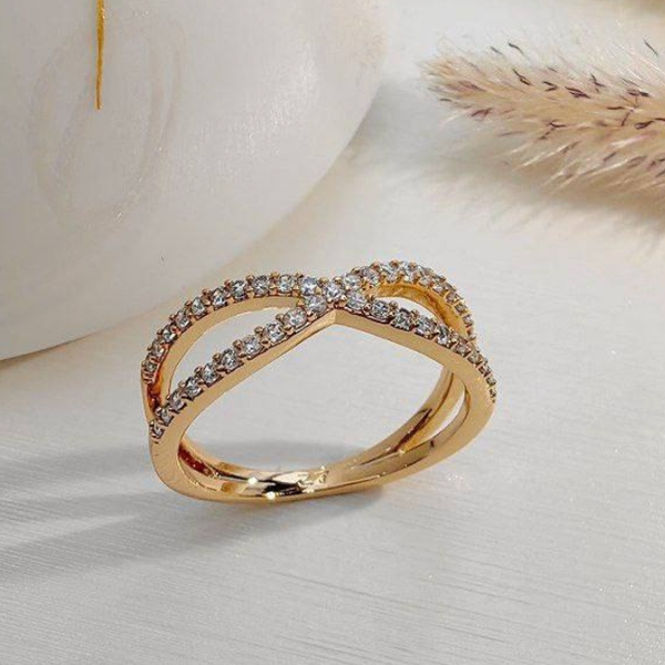 انگشتر شیک نگین اتریشی زنانه