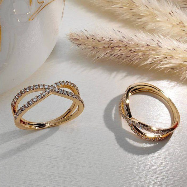 انگشتر شیک نگین اتریشی زنانه