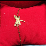 دستبند دخترانه شیک طرح پروانه