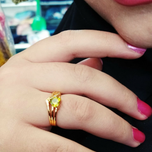 انگشتر نگین اتریشی زنانه شیک