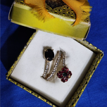 انگشتر نگین اتریشی  شیک دخترانه