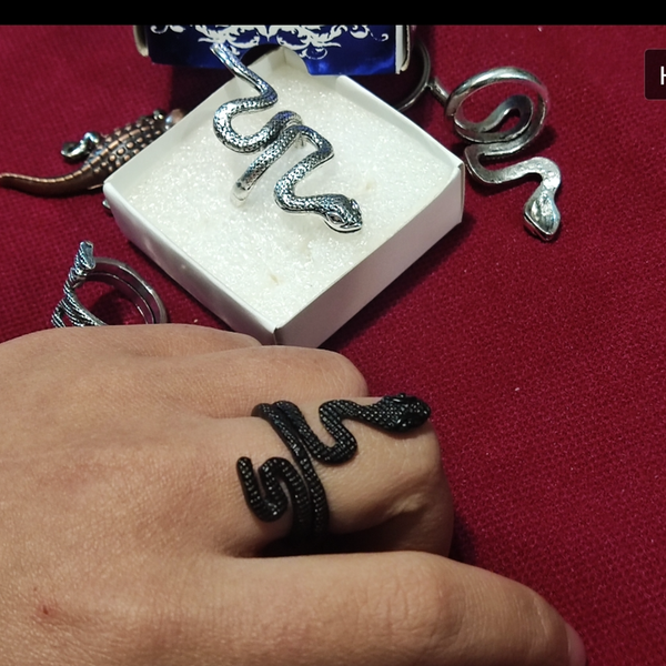 انگشتر فانتزی طرح مار