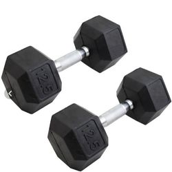 دمبل 6 ضلعی 12.5 کیلوگرم(یک جفت)