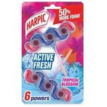 بوگیر خوشبو کننده توالت انگلیسی هارپیک اکتیو تازه Harpic Active Fresh رایحه شکوفه گرمسیری بسته 6 عددی، 35 گرم