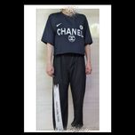 ست کراپ شلوار دخترانه سورمه ایی 121