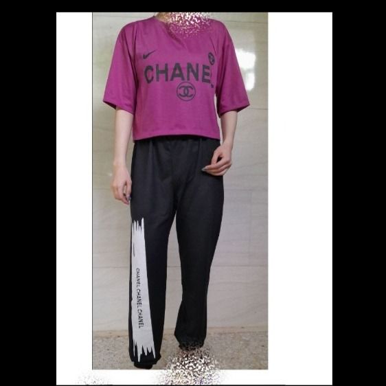 ست کراپ و شلوار یاسی 119