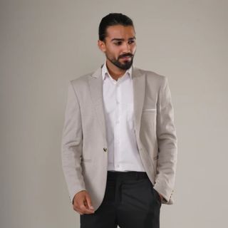 کت تک مردانه اسپرت پارچه ملانژ تیره k-13