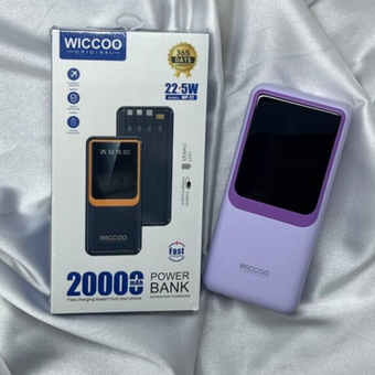 پاوربانک 20000 میلی آمپر ویکو مدل Wiccoo WP-22