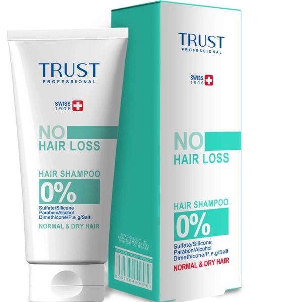 شامپو تخصصی ضد ریزش خشک و نرمال تراست 200 میلی گرم