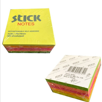 کاغذ یادداشت چسب دار سایز 7.5 سانتی متر