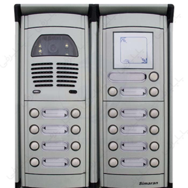 پنل کارت خوان تصویری رنگی 19 واحدی فوژان (سیماران)