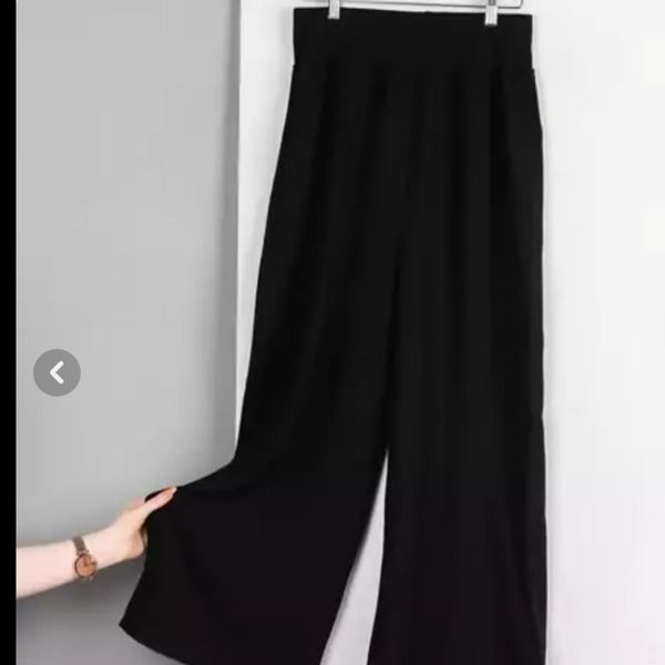 شلوار مشکی زنانه ابروبادی قواره دار