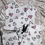 ست تاپ وشلوار قلبی