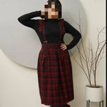 دامن ساسبند شیک چهارخونه