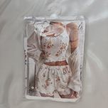 تاپ شورتک گلدار