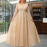 ماکسی گیپور شیک زنانه مجلسی