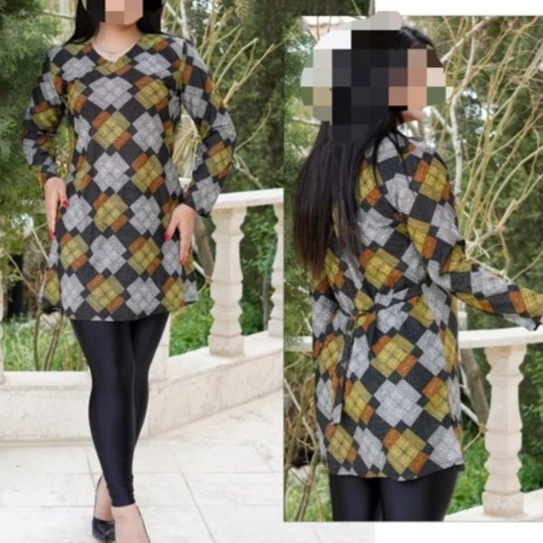 تونیک لمه زنانه یقه وی