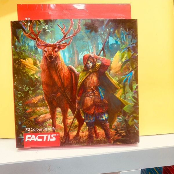 مدادرنگی فکتیس 72رنگ جعبه مقوایی