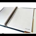 دفترکلاسوری 100برگ فنر فلزی جلد سخت