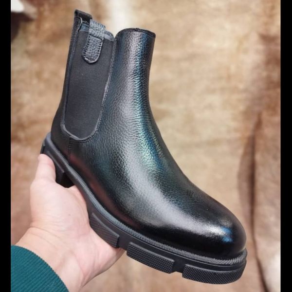 بوت تمام چرم دو بر کش رابر