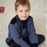 بافت پسرانه یقه دکمه دار