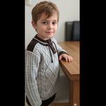 بافت پسرانه یقه دکمه دار