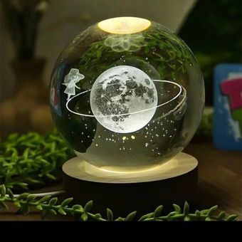 چراغ خواب مدل گوی کریستال