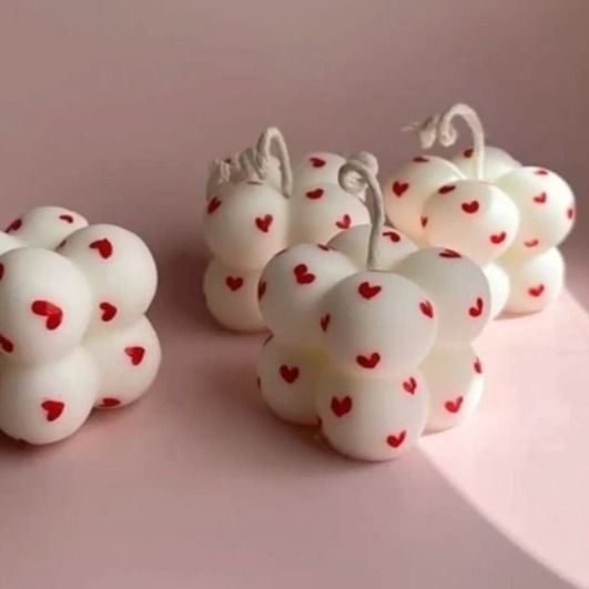 شمع روبیک قلبی