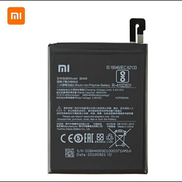 Battery For Xiaomi Redmi Note 6 Pro Note6 Pro BN48 4000mah