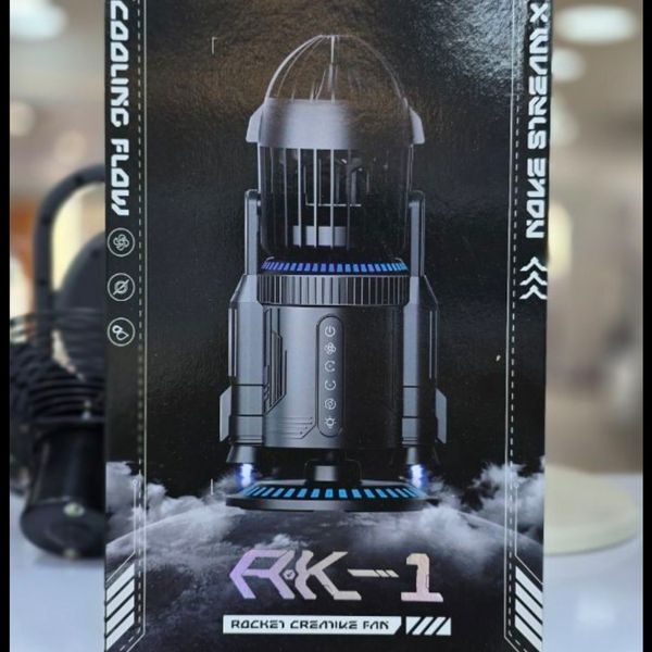 پنکه شارژی فضایی مدل RK-1 | خنکای متفاوت با طراحی موشکی