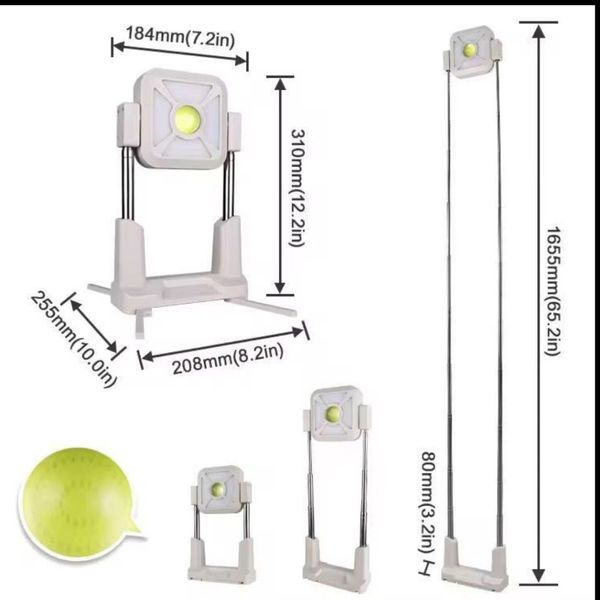 چراغ شارژی تلسکوپی XH-018C