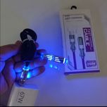 کابل شارژ 240 وات با سری فلزی و نورپردازی RGB