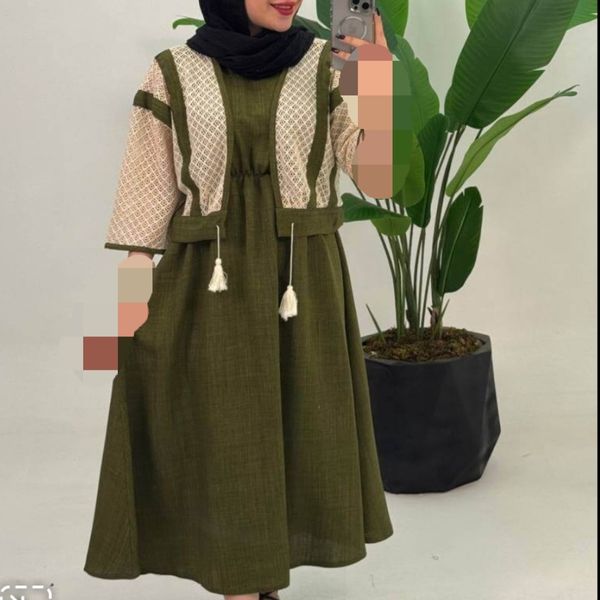 سارافون وجلیقه زنانه قلاب بافی شیک