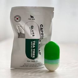 صابون گلوتا کپسولی چای سبز