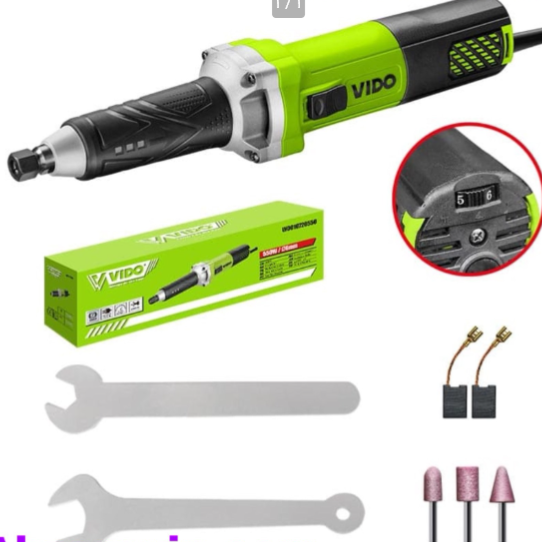 فرز انگشتی گلو بلند 550 وات ویدو مدل WD010720550
