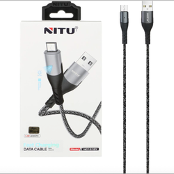کابل شارژ 1.2 متری فست اندروید NITU مدل NC131GY