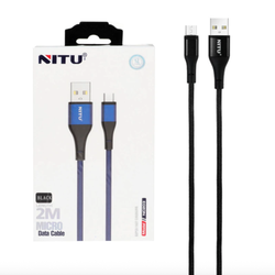 کابل USB به MICRO-USB نیتو NITU NC203 طول 2 متر 3 آمپر