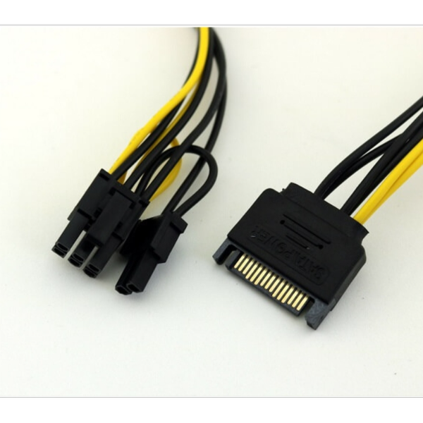 کابل تبدیل ساتا 15 پین به 6 پین PCI Express