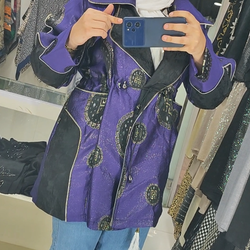 مانتو اسپرت مزونی پوست