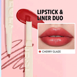 تینت و مداد لب دو سر رنگ CERRY GLAZE